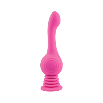 Gyro vibe - Flexibele roterende vibrator met bal (Roze)